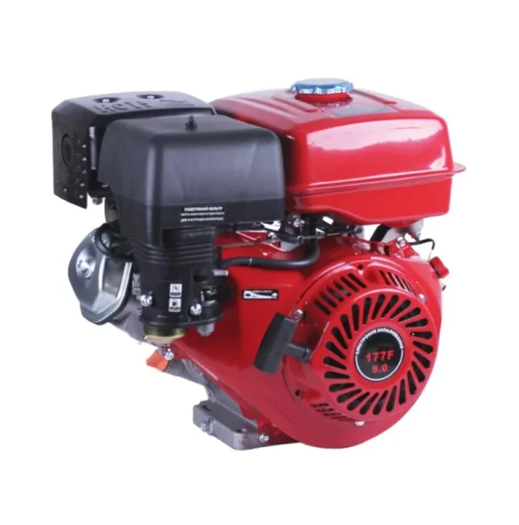 Motor pe benzină 177F 9c.p. Axul conic pentru Generator